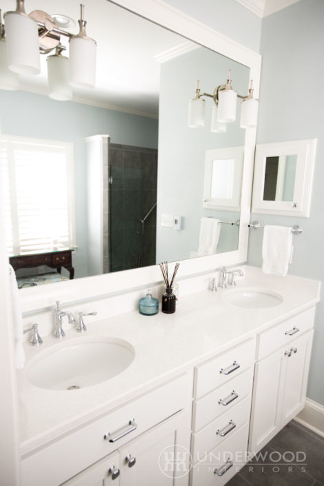 Bathroom remodel - sink, mirror, lighting